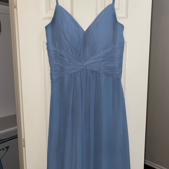 morilee slate blue bridesmaid dress Morilee Bridesmaids Dress 21666